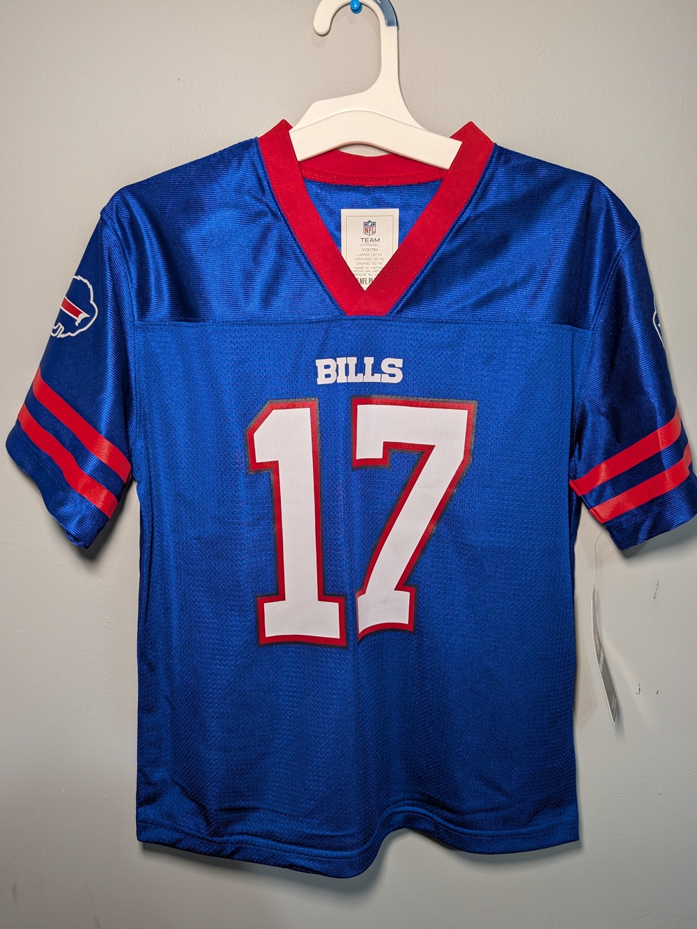 Official NFL Buffalo Bills Kids Jersey - Blue/Red #17